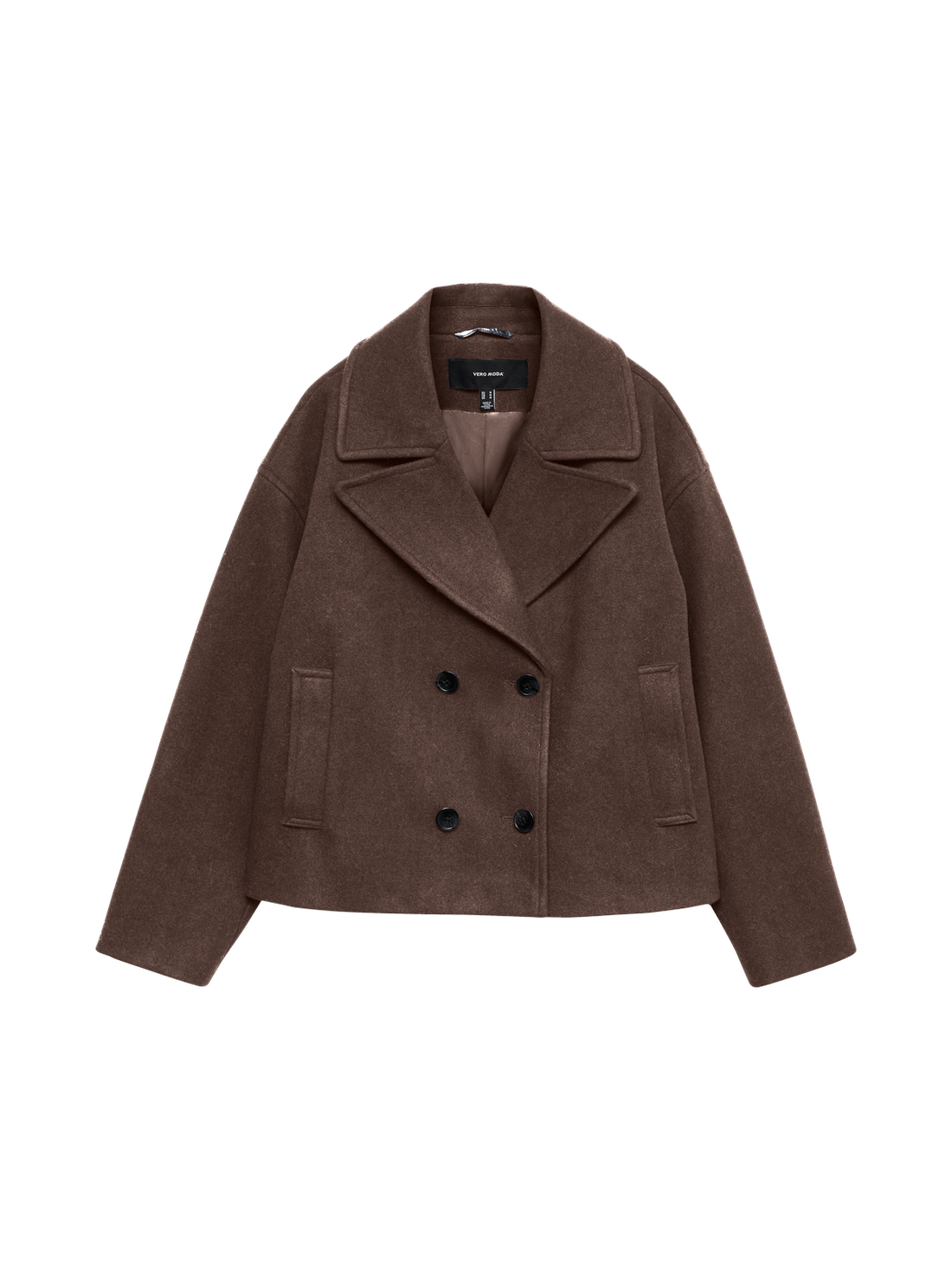 Vmvinceline Short Jacket Noos Mellombrun