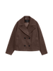 Vmvinceline Short Jacket Noos Mellombrun