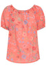 SBALEXA BF SS BLOUSE Living Coral