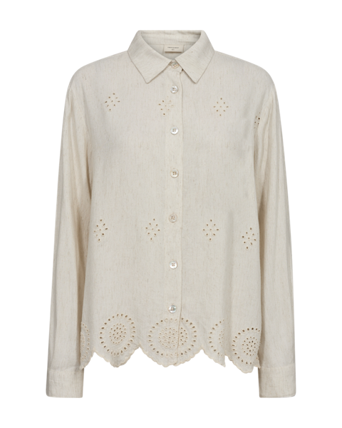 Fqlinus-shirt Lys Beige