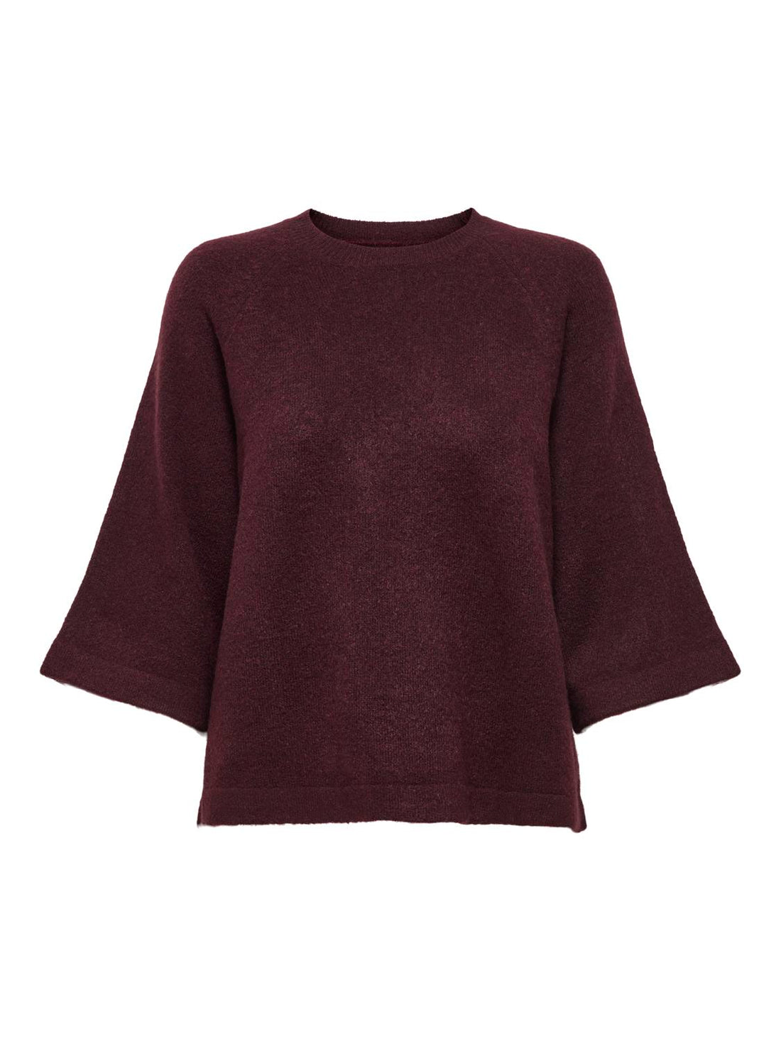 Onlsimoni 3/4 Pullover Knt Noos Mørkerød