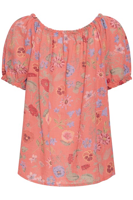 SBALEXA BF SS BLOUSE Living Coral