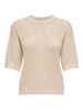 JDYTIKKA 2/4 O-NECK PULLOVER KNT Lysegrå