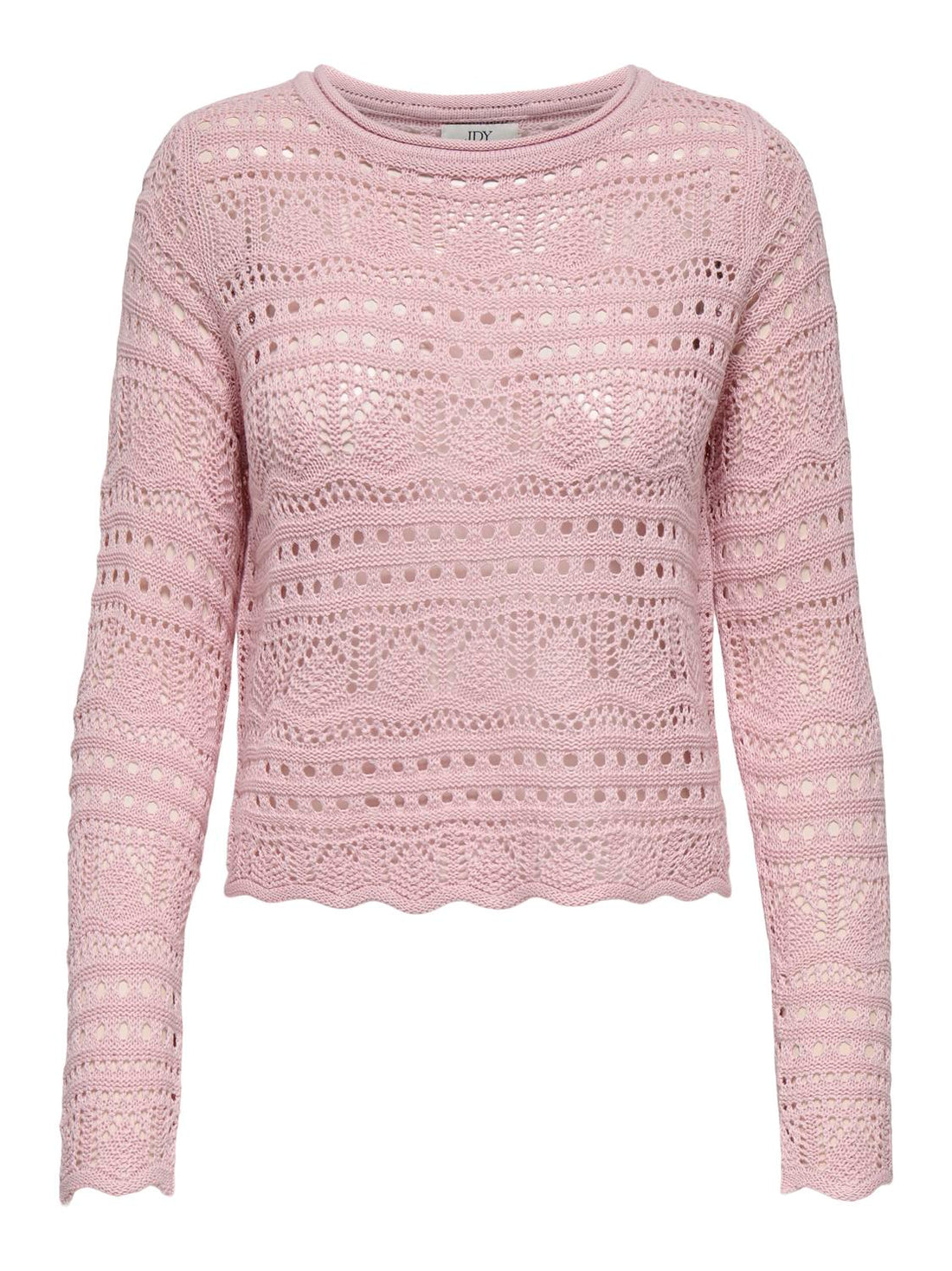 JDYSUN LAY L/S BOATNECK PULLOV. KNT NOOS Lyselilla