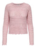 JDYSUN LAY L/S BOATNECK PULLOV. KNT NOOS Lyselilla