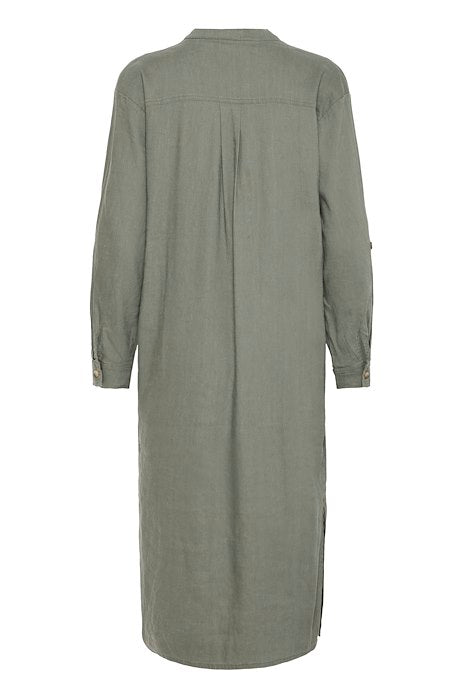 PZLUCA Long Dress Deep Lichen Green