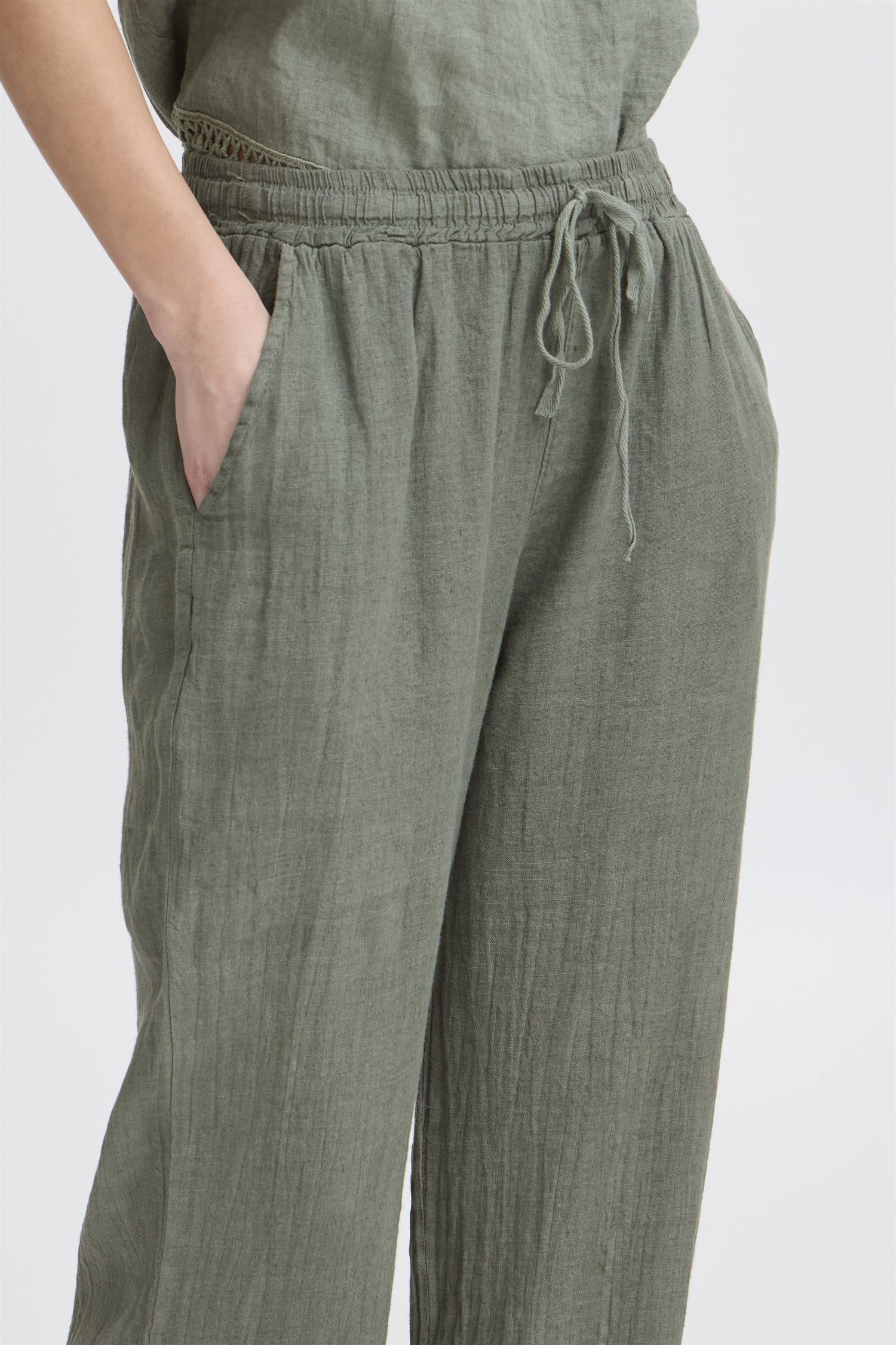 SBFONTANELLE PANT Dusty Olive
