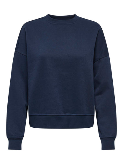 Onldaze L/s Crew Neck Swt Noos Mørkeblå