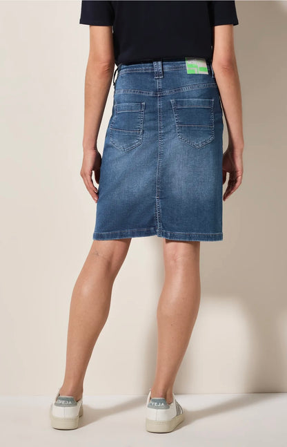 DENIM SKIRT JOG Blå