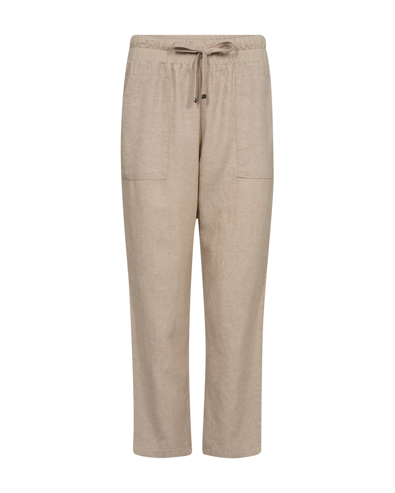 FQLAVA-PANTS linbukse Sand