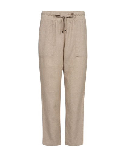 FQLAVA-PANTS linbukse Sand