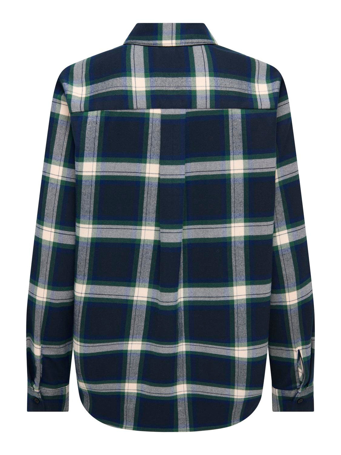 Onlwren Check Shirt Wvn Mørkeblå