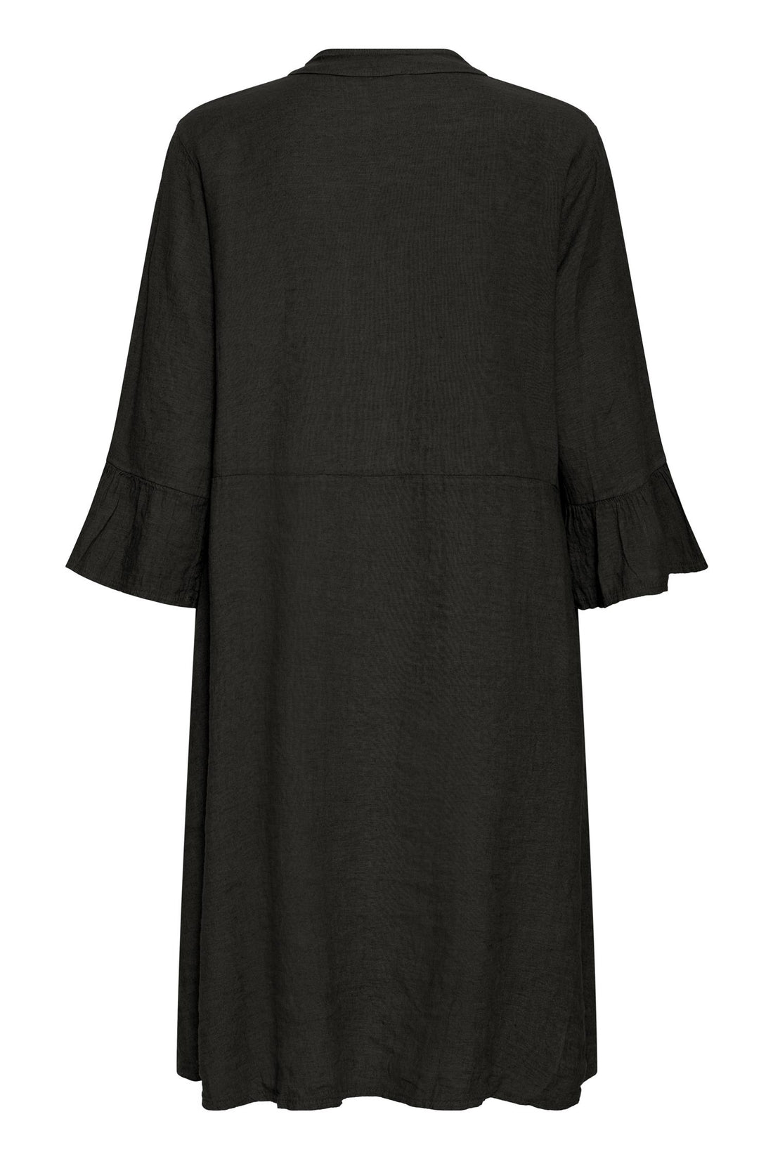 SBFONTANELLE PLACKET DRESS Jet Black