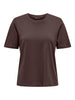 Onlonly S/s Tee Jrs Noos Mørkebrun