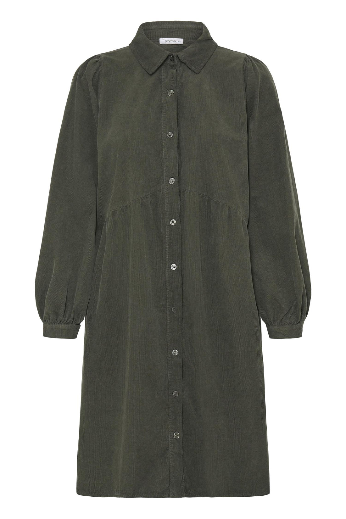 Sbladycord Dress Dusty Olive