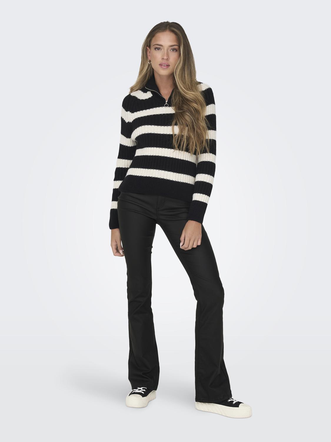 Onlblush Mid Flared Coated Pnt Noos Sort