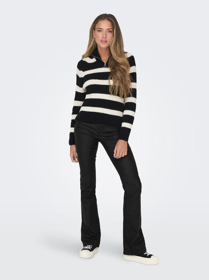 Onlblush Mid Flared Coated Pnt Noos Sort
