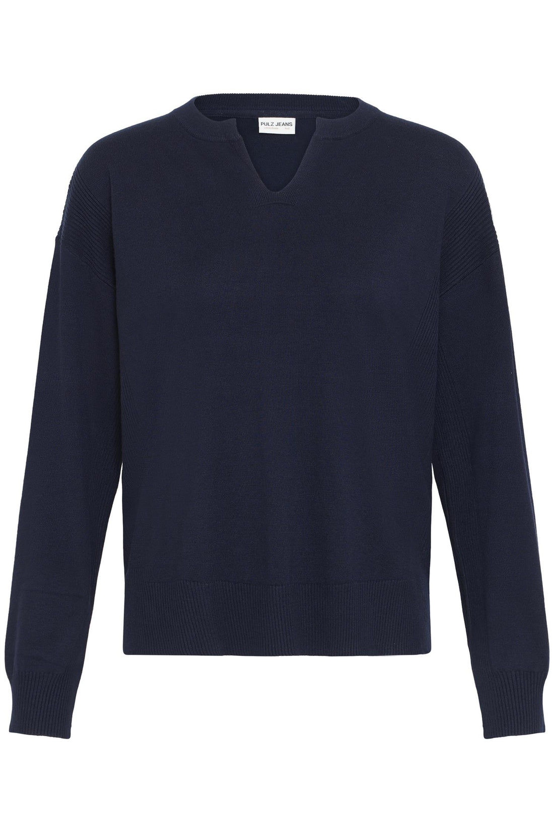 Pzsara Vneck Pullover Dark Sapphire