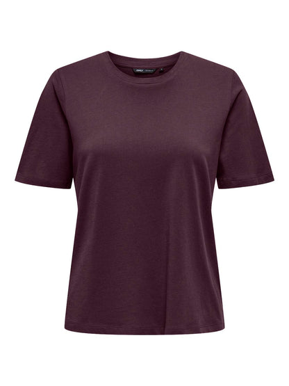 Onlonly S/s Tee Jrs Noos Mørkelilla