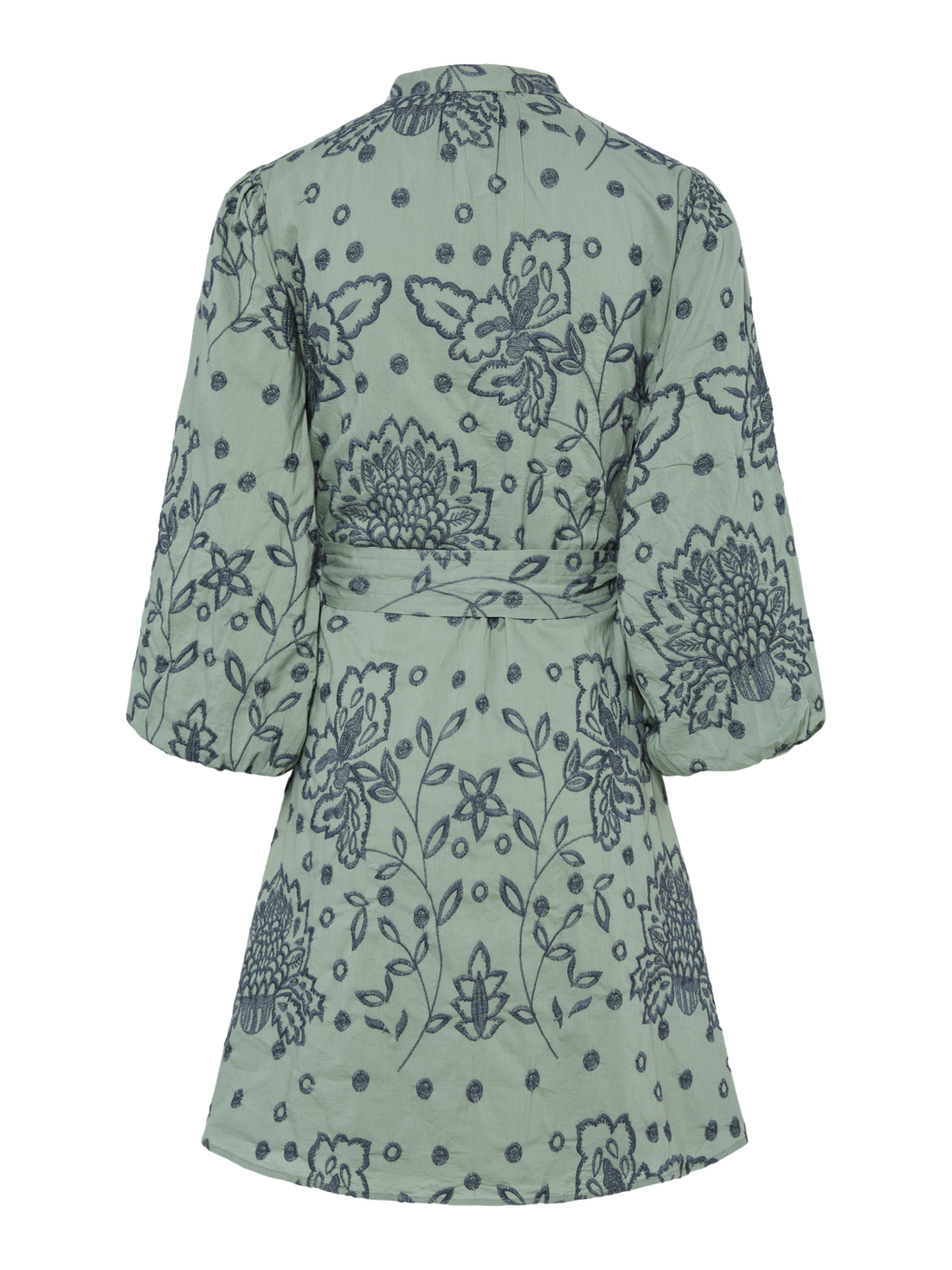 YASRIMIS 3/4 DRESS S. Mellomgrønn