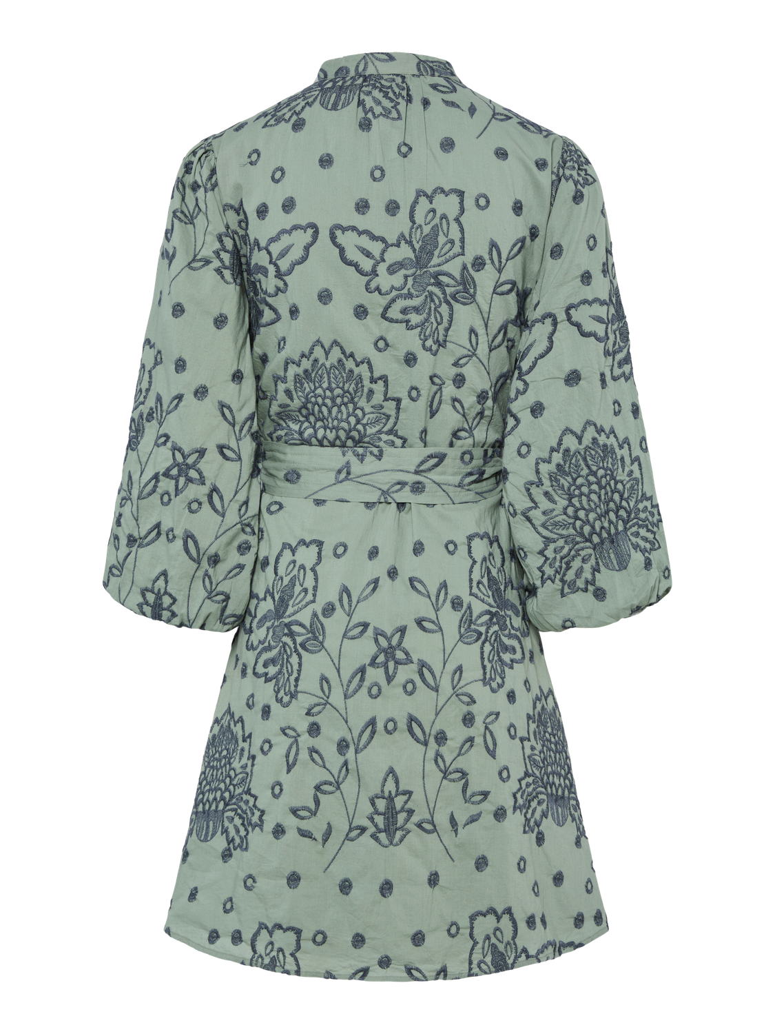 YASRIMIS 3/4 DRESS S. Mellomgrønn