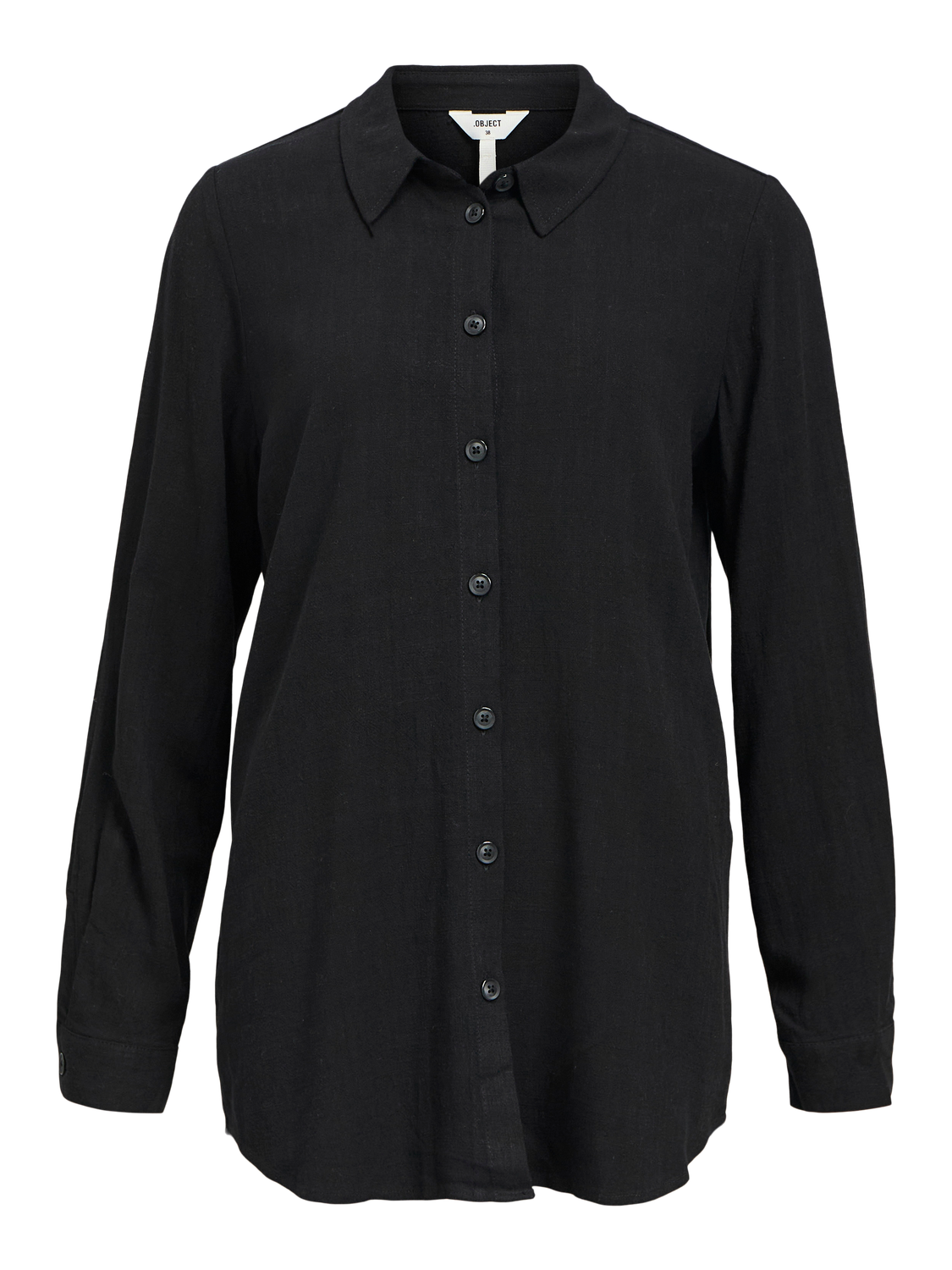 OBJSANNE L/S SHIRT NOOS Sort