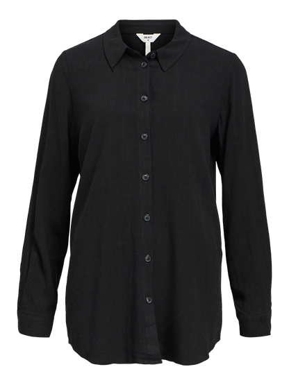 OBJSANNE L/S SHIRT NOOS Sort