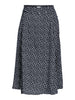 OBJCELESTE HW SKIRT REP Mørkeblå
