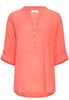 SBalexa solid blouse 2 Coral