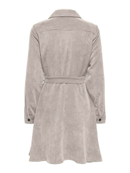 Jdyulla Ohio L/s Dress Wvn Dia Lysegrå