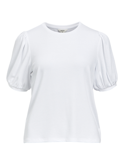 OBJJAMIE S/S TOP NOOS Hvit