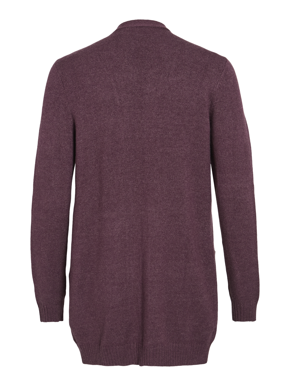Viril Open L/s Knit Cardigan - Noos Mørkelilla