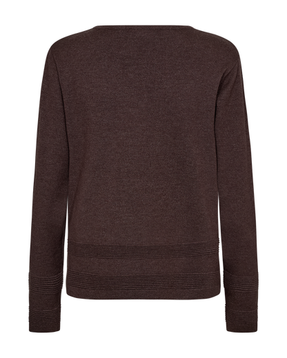 FQFLOW-PULLOVER Brun
