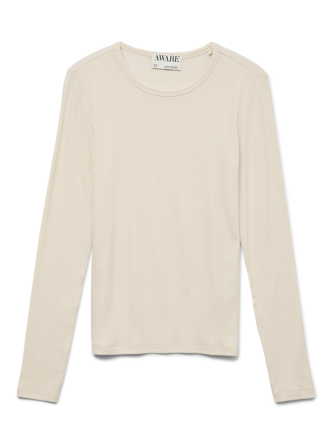 AWIRWINA LS O-NECK TOP NOOS Beige