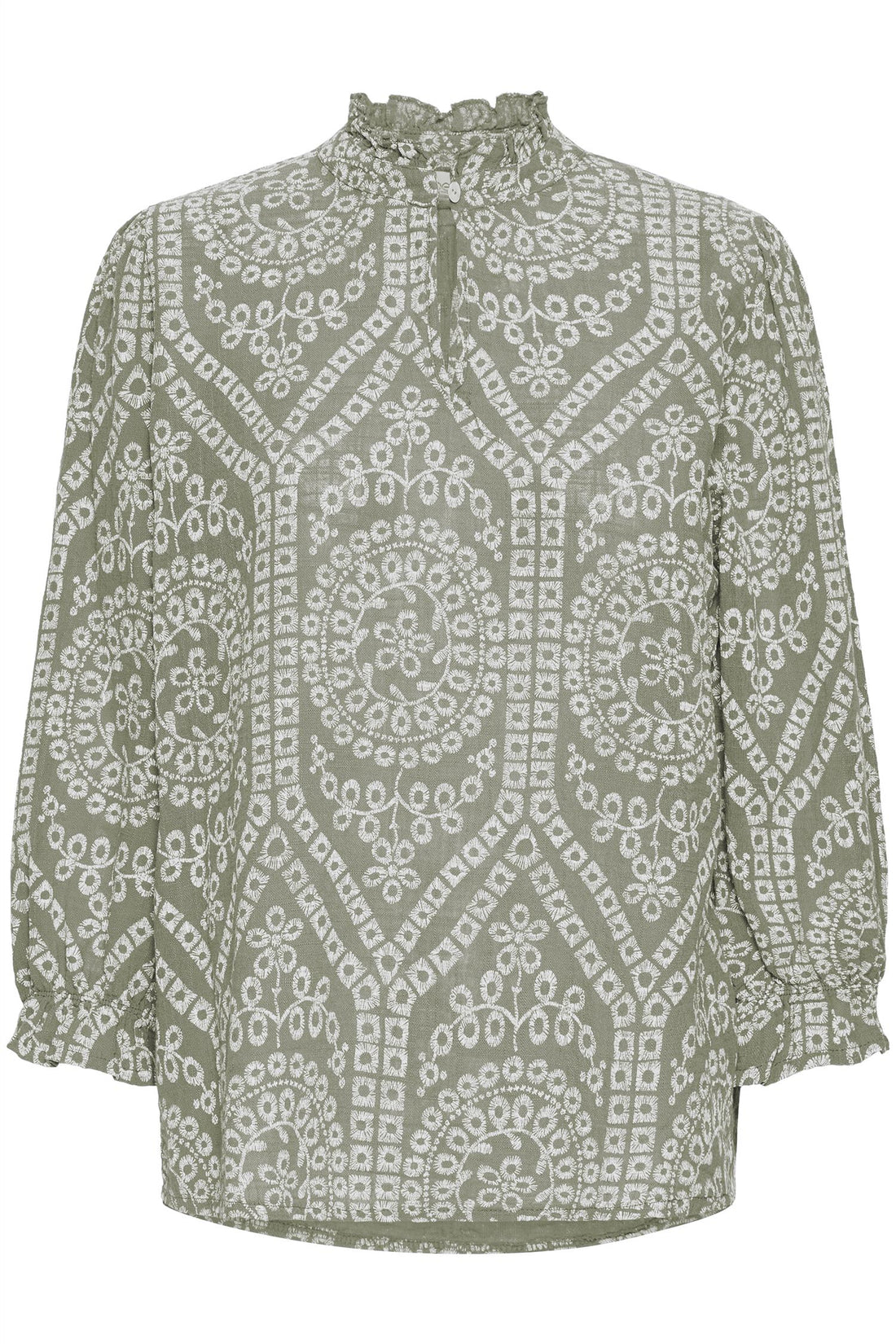 SBalexa lace blouse Grønn