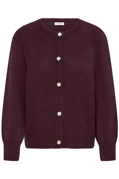 Sbgulvig Knit Cardigan Cabernet