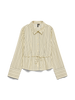 Vmsiena Ls Tie Shirt Wvn Exp Mellomgul