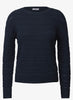 Crochet mix roundneck Marine