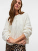 VMNOVAH LS BUTTON CARDIGAN EXP Klar Hvit