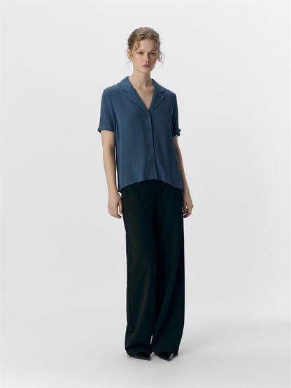 OBJSANNE S/S RE SHIRT NOOS Mørkeblå