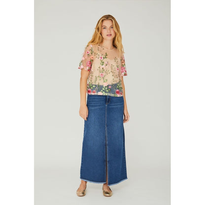 Fuschia blouse