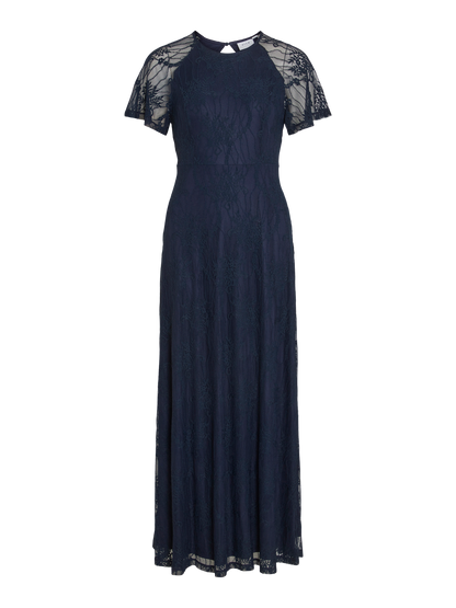 VIFEMMA S/S LACE DRESS - NOOS Navy Blazer