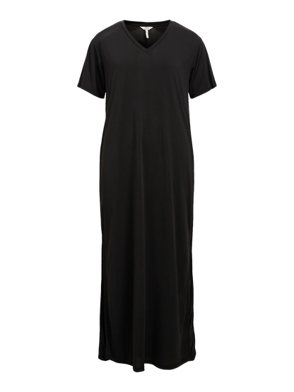 OBJANNIE S/S LO ANKLE DRESS DIV Sort