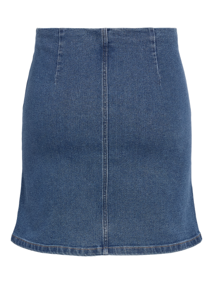 NMDEBBY NM SLIM SKIRT VI518MB NOOS Mellomblå