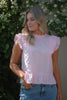 VMKAMMY SL HIGH NECK TOP VMA Rosa