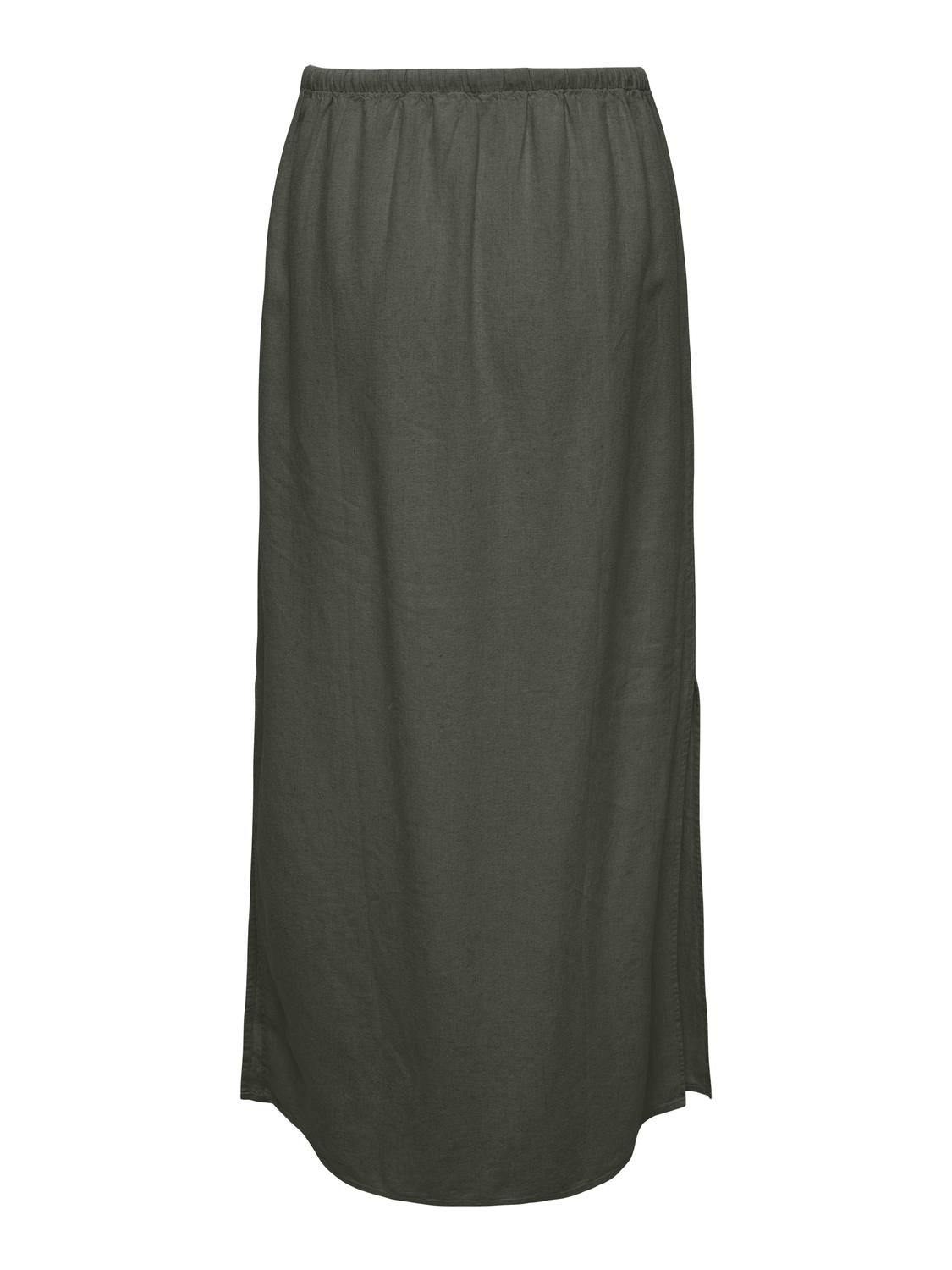 JDYSAY MW MAXI SLIT SKIRT WVN DIA Mellomgrønn
