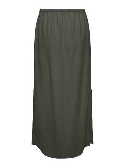 JDYSAY MW MAXI SLIT SKIRT WVN DIA Mellomgrønn