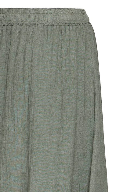 SBFONTANELLE linskjørt Dusty Olive