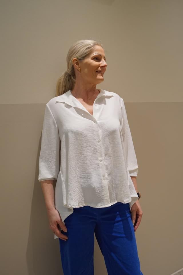 SAGA SKJORTE Hvit