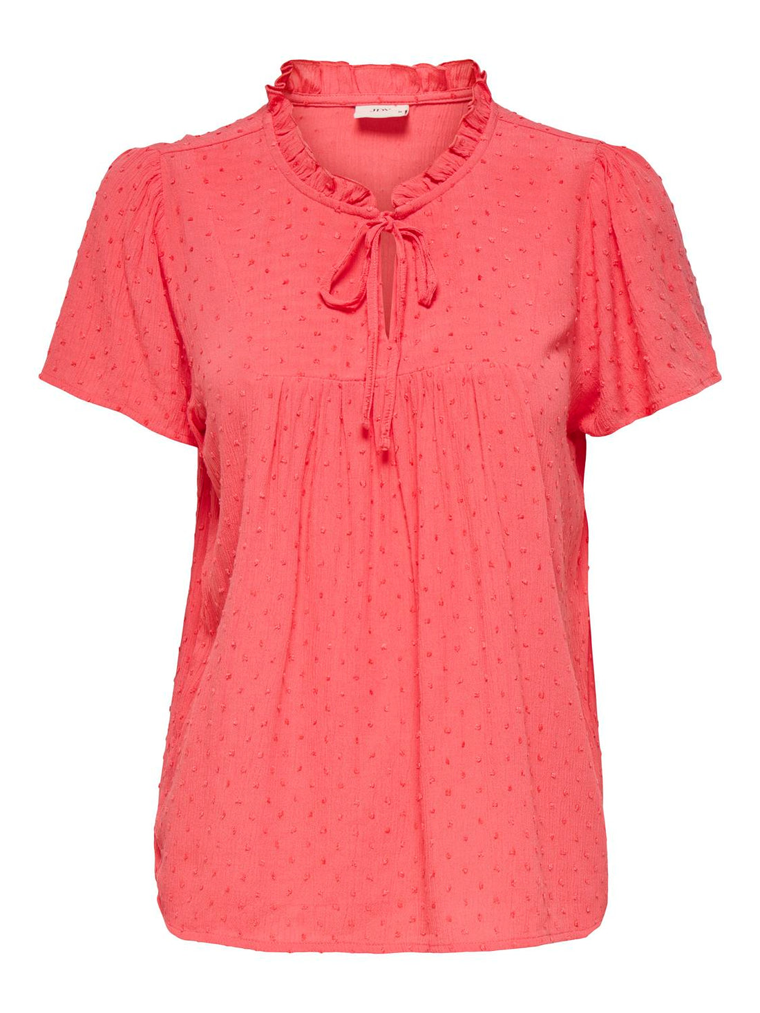 JDYLIMA LIFE S/S TOP WVN NOOS Mellomrosa
